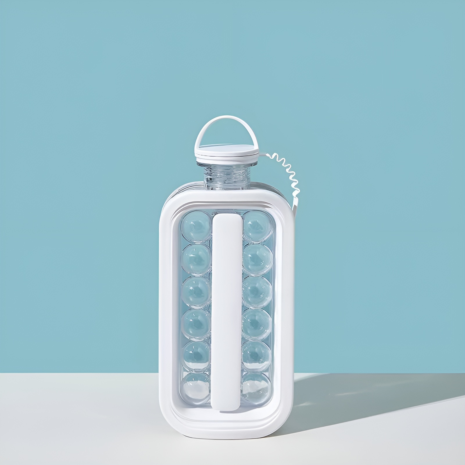Portable Ice-Making Water Bottle for Drinks