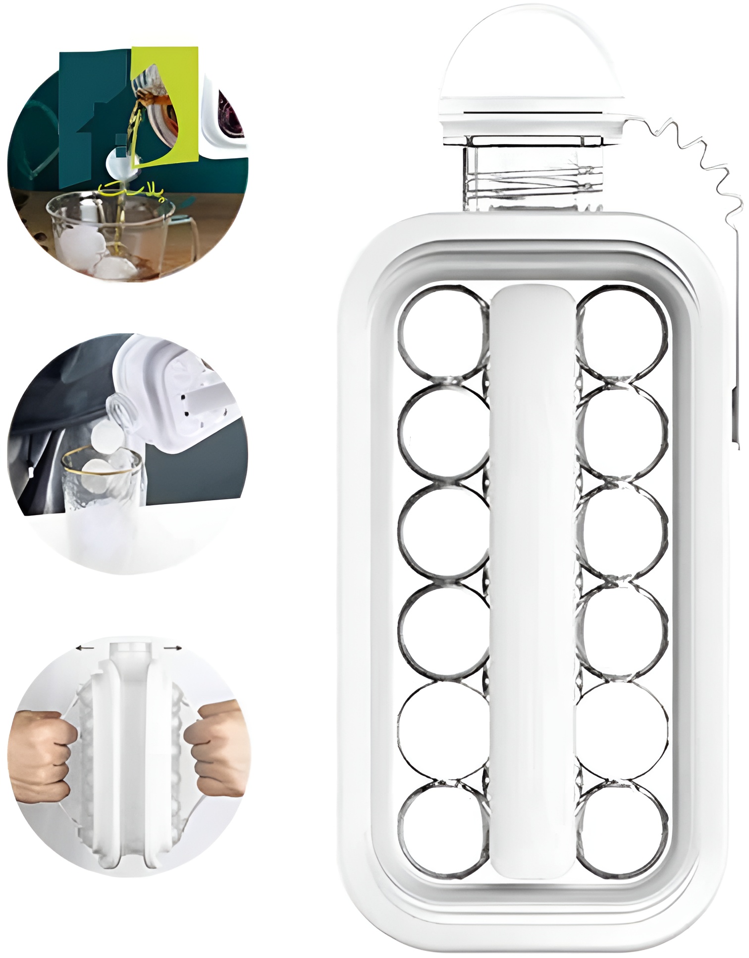 Portable Ice-Making Water Bottle for Drinks