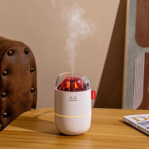H2O Volcano-Design Cool Mist Humidifier and Night Light