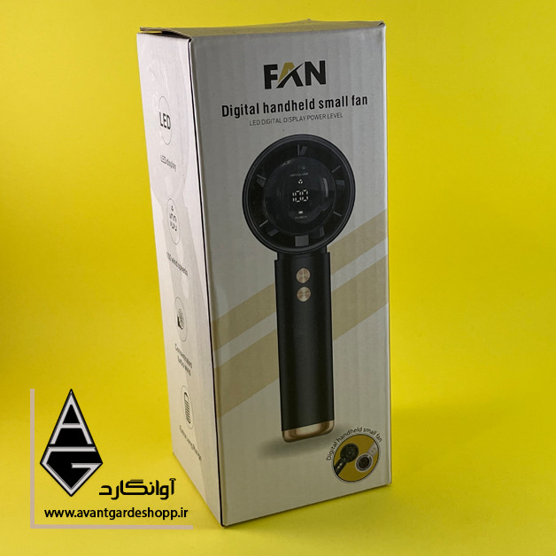 پنکه دستی و رومیزی مدل N68 با تنظیم دیجیتال و نمایشگر LED