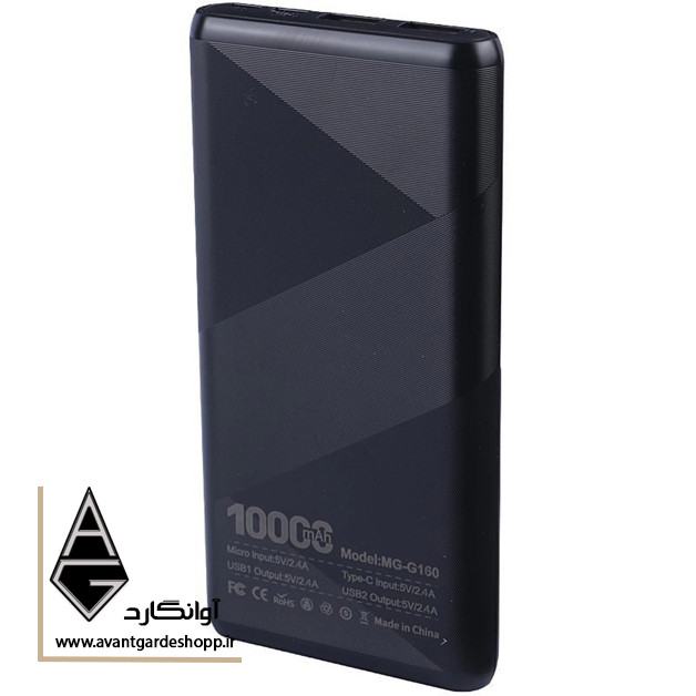 پاور بانک 12 وات بوکو مدل MG-G160 ظرفیت 10000 میلی آمپر ساعت