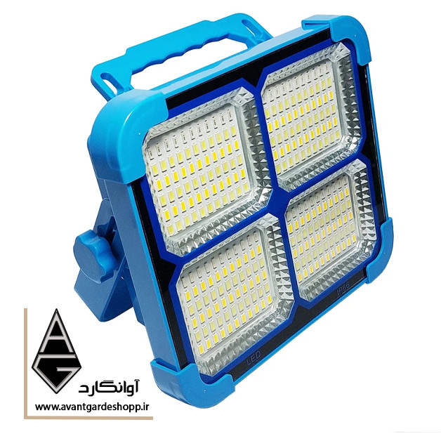 پروژکتور شارژی خورشیدی سولار لایت | مدل KY-918 | توان 50W