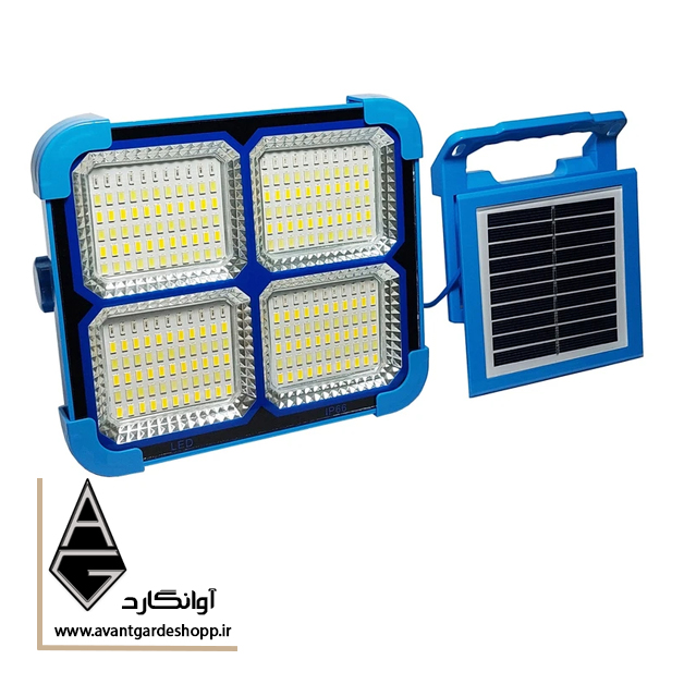 پروژکتور شارژی خورشیدی سولار لایت | مدل KY-918 | توان 50W